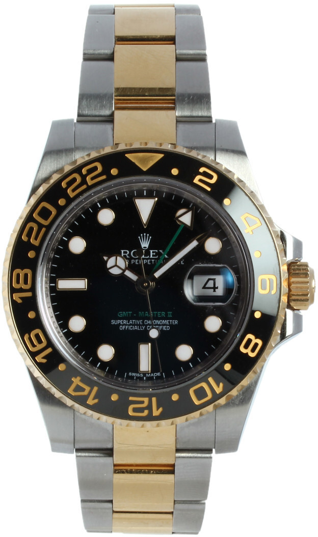 116713LN Rolex GMT Master II TwoTone 