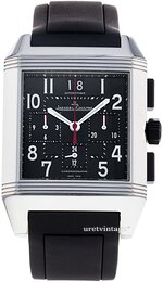 Jaeger LeCoultre Reverso Squadra Chronograph GMT Black 701868P